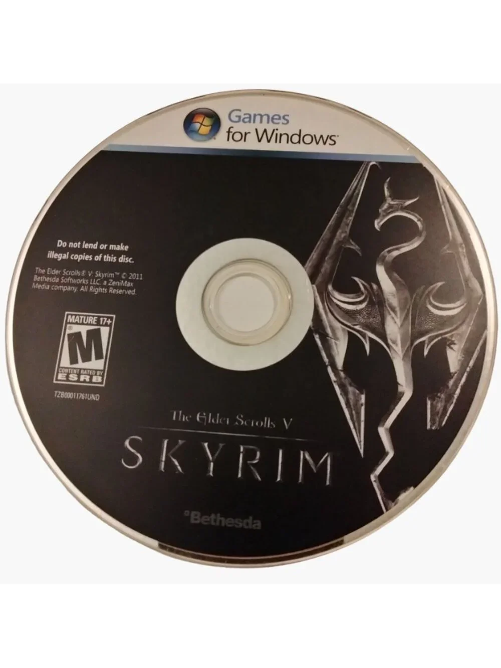 The Elder Scrolls V Skyrim PC Game Disc Windows Bethesda